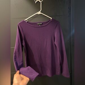 banana republic Purple Long Sleeve Top size small